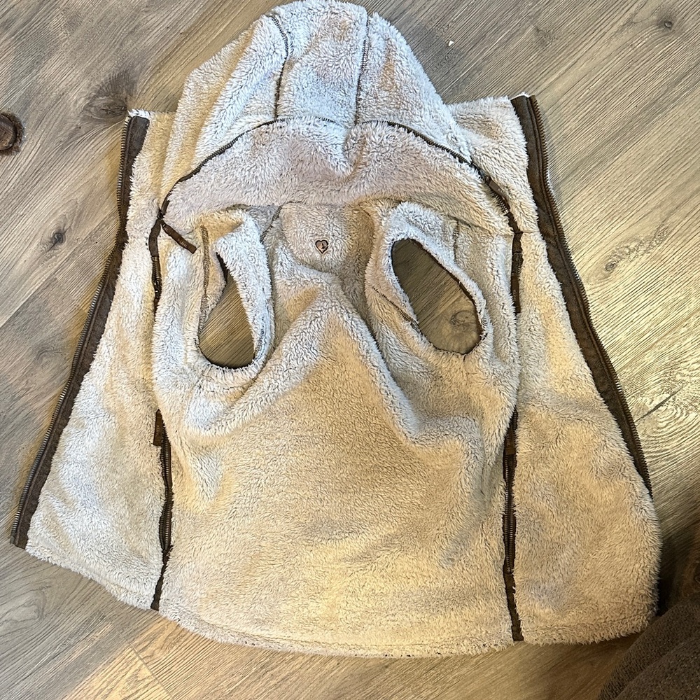 KÜHL Brown and Cream Sherpa-Lined Vest